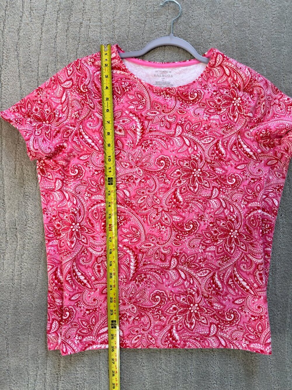 🌸 Talbots Paisley Print Tee 🌸 - Picture 6 of 6